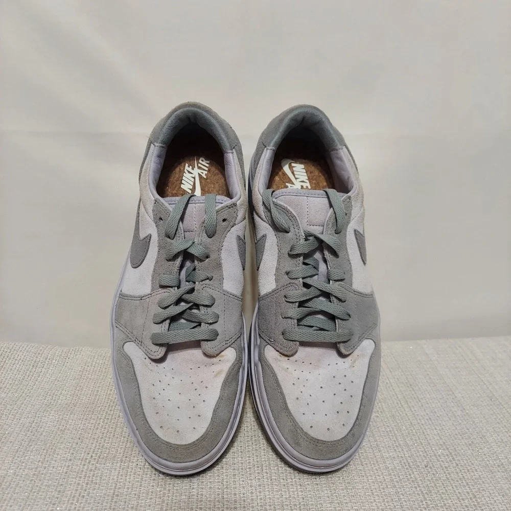 Nike Air Jordan 1 Elevate Low Shoes Gray‎ Suede Sneakers Womens 12/Men 10.5
